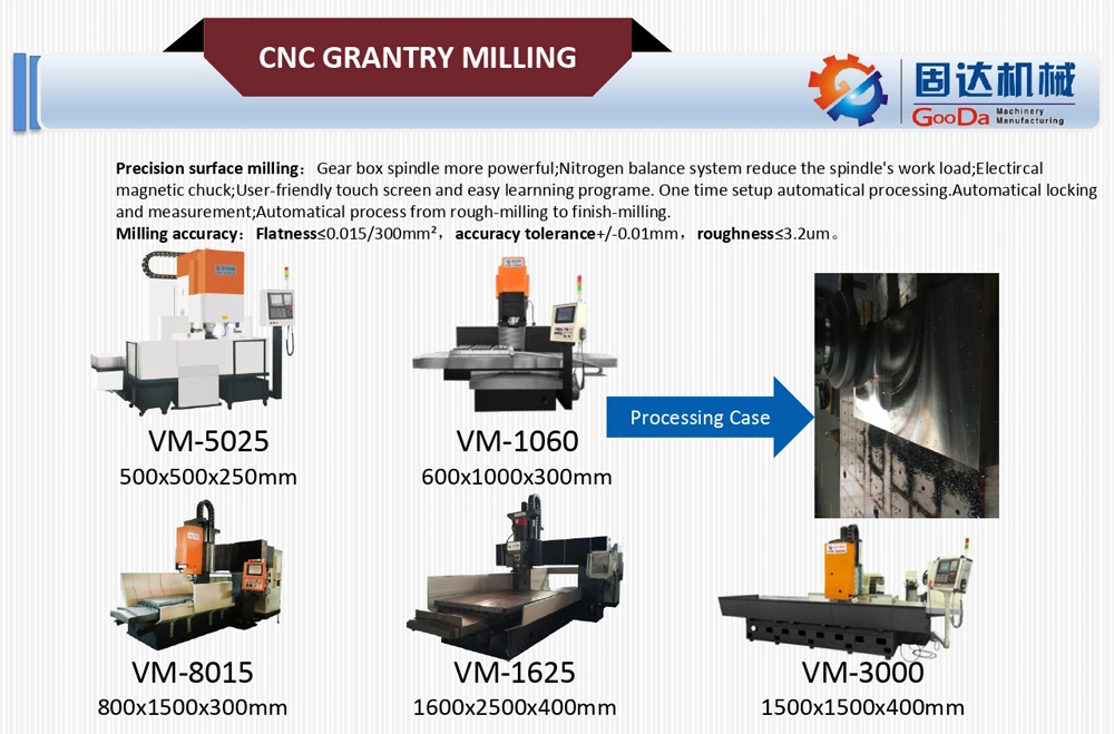 China Factory Selling Price CNC Milling Machines