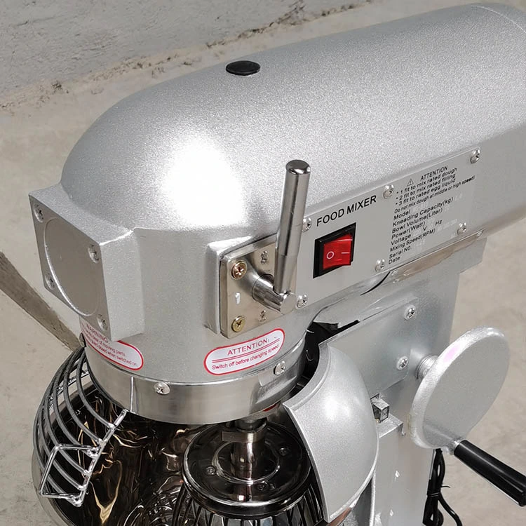 Commercial Baking Machine Bakery Bread Making Machine Stainless 10L 20L 30L Planetary Spiral Bakery Kneader and Past Bread Dough Flour Mixer