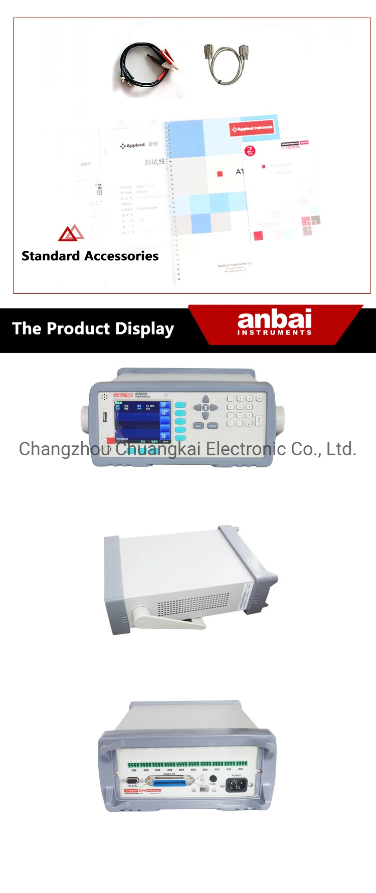 Anbai At5210 Multi-Channel Battery Resistance Tester Lithium Battery Test Equipment